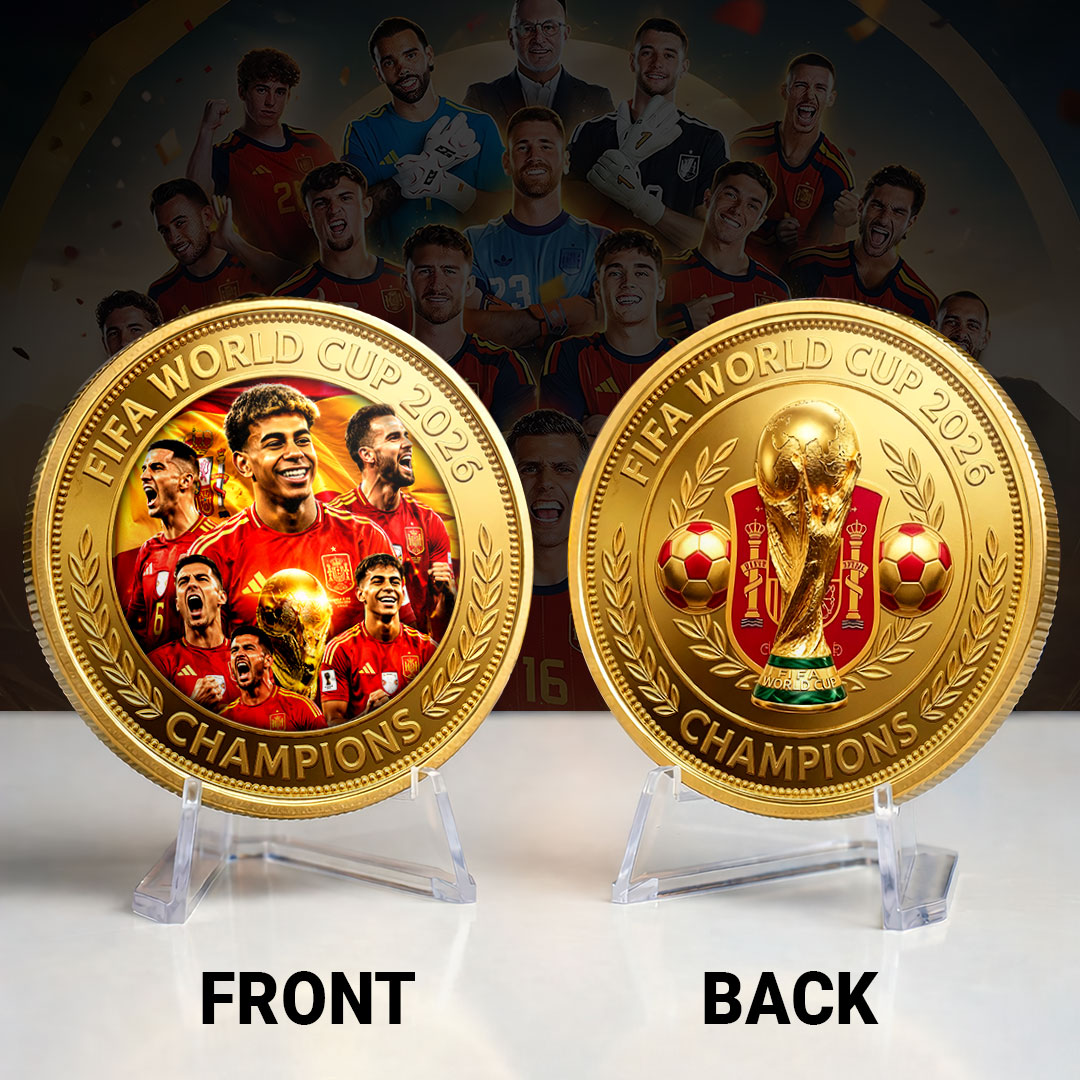 Spain National Team 2026 FIFA World Cup Champions Commemorative Coin – HOATT19850