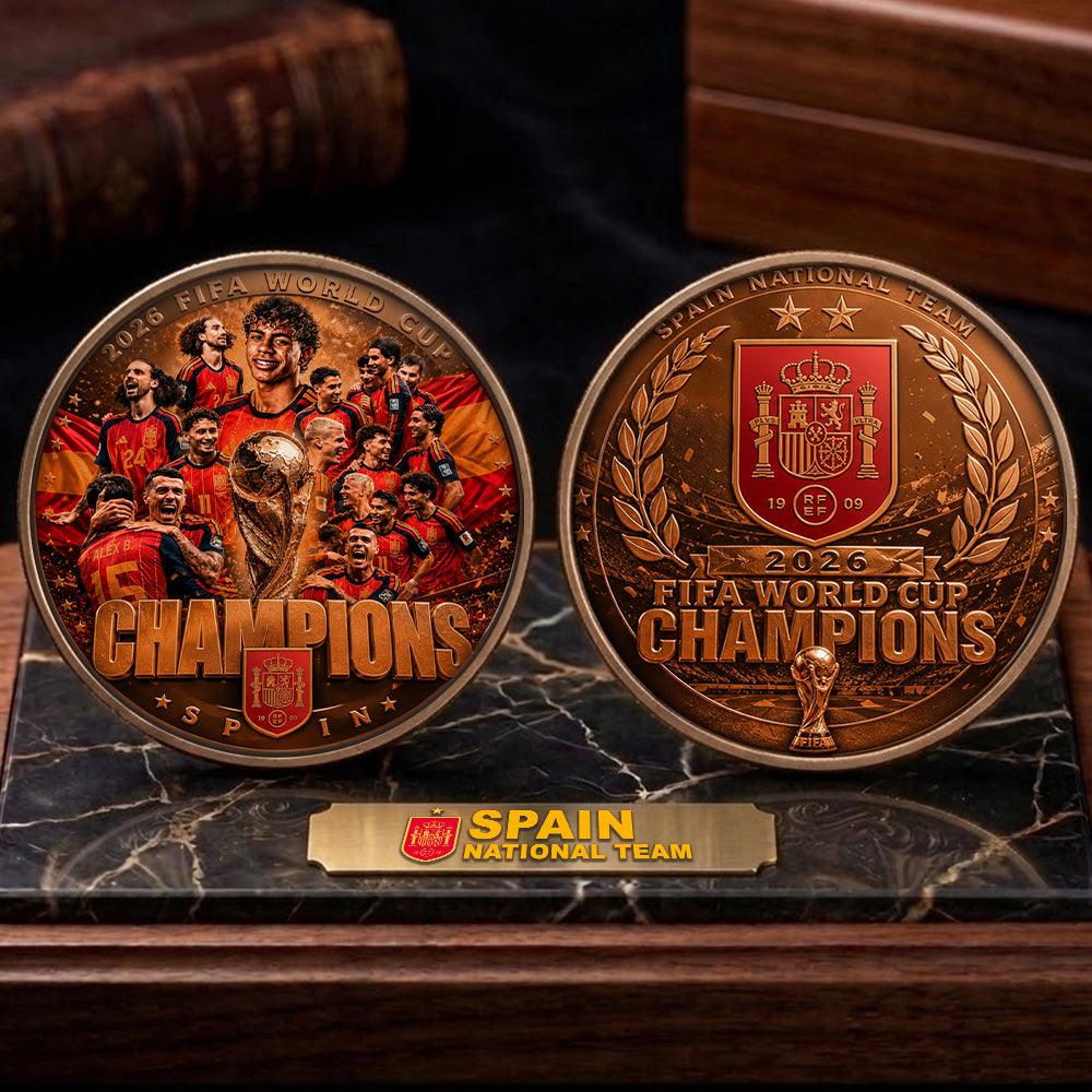 Spain National Team 2026 FIFA World Cup Champions Commemorative Coin – TMTHU7738