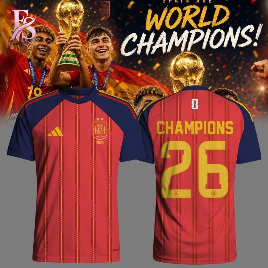 Spain World Cup Champions 2026 Football Jersey