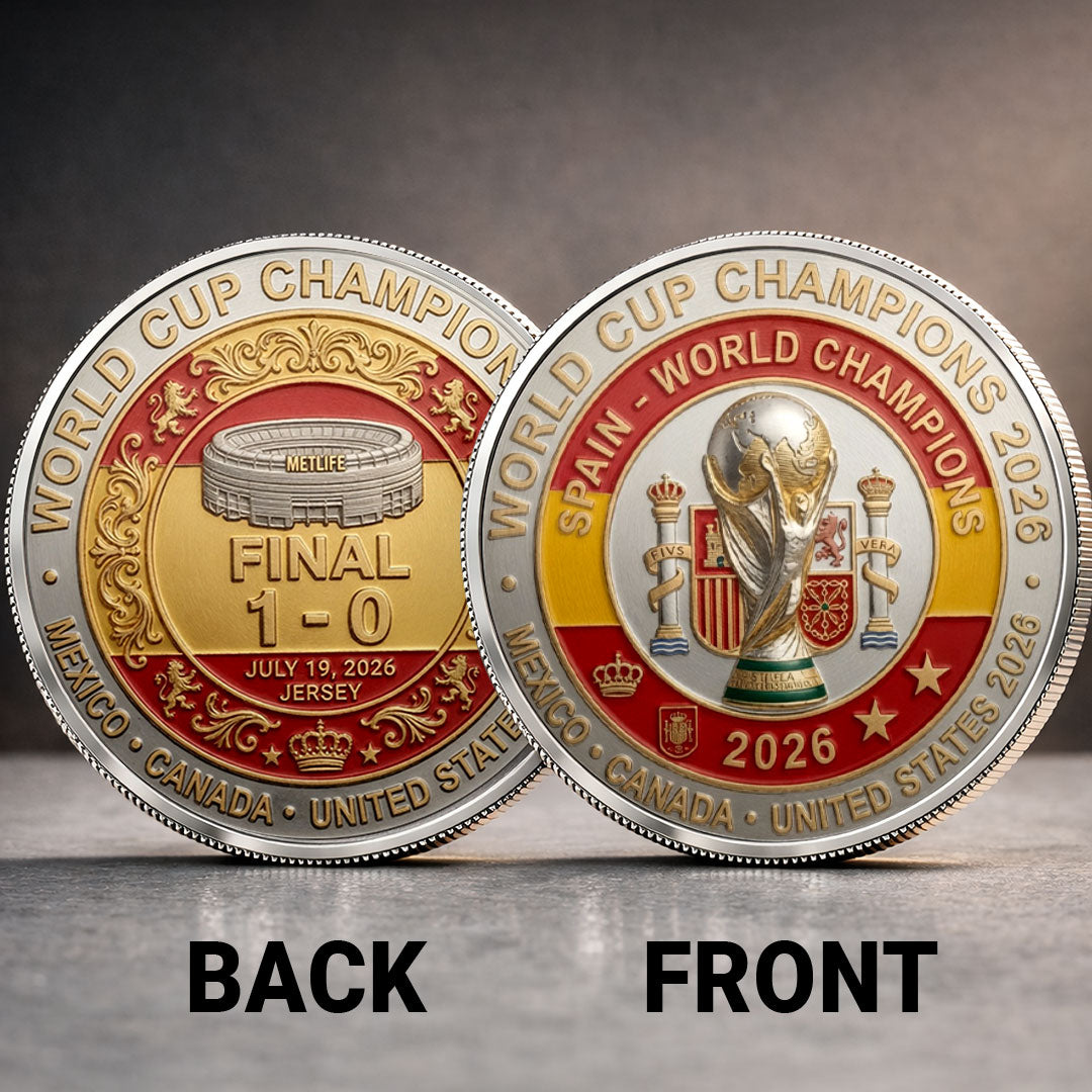 Spain National Team 2026 FIFA World Cup Champions Commemorative Coin – TANTN24456
