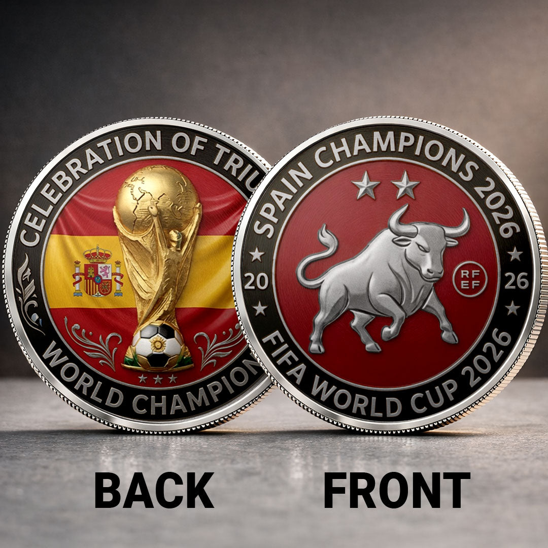 Spain National Team 2026 FIFA World Cup Champions Commemorative Coin – TANTN24379