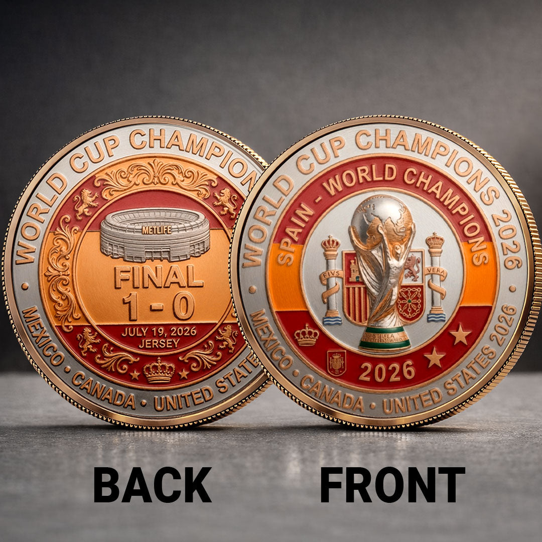 Spain National Team 2026 FIFA World Cup Champions Commemorative Coin – TANTN24456