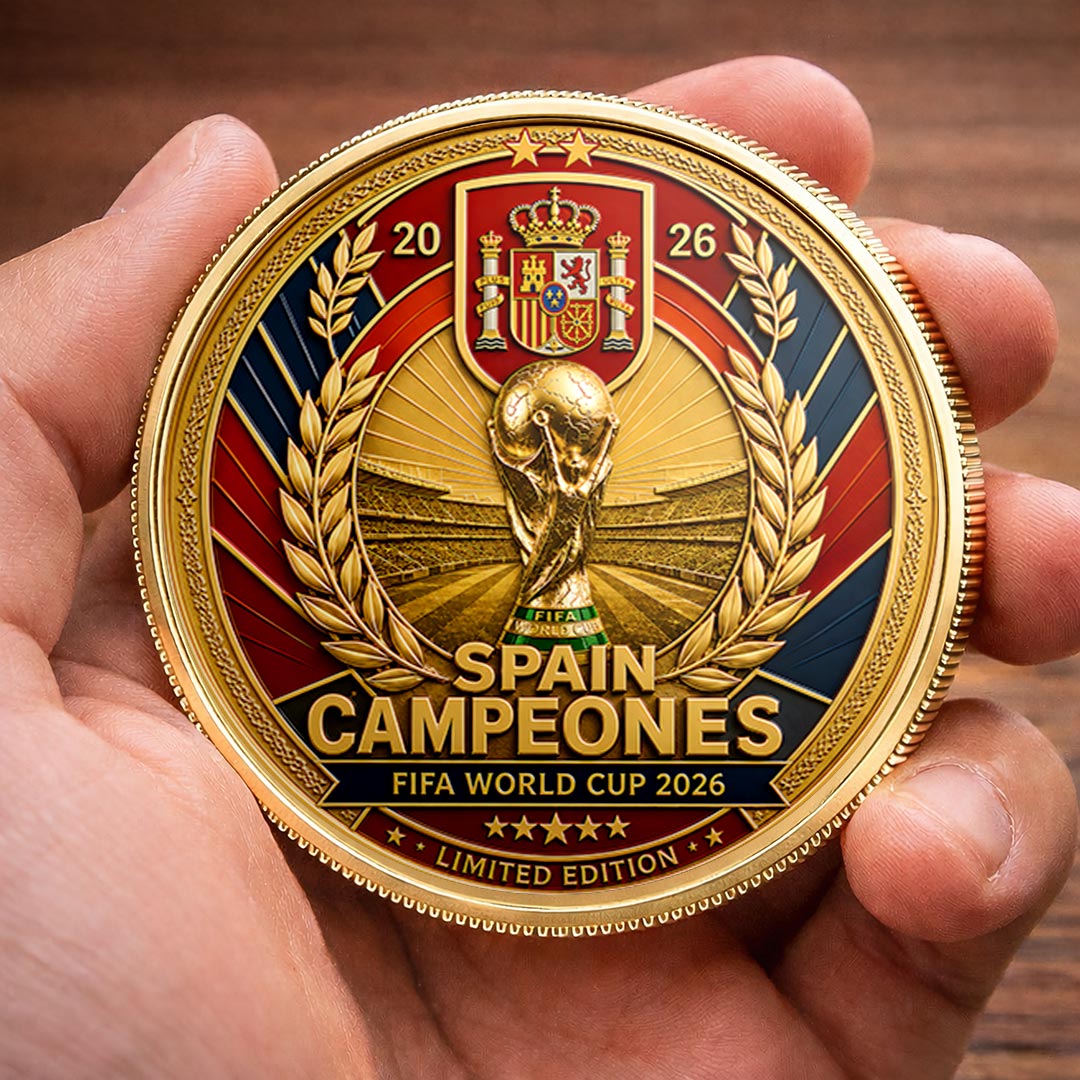 Spain National Team 2026 FIFA World Cup Champions Commemorative Coin – HOATT19769