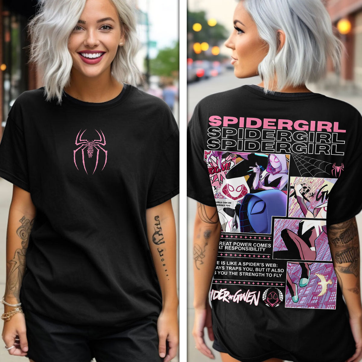 Spider-Man Spider Gwen 3D Apparel – TANTN24573