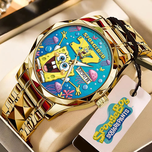 SpongeBob SquarePants 27th Anniversary Alloy Luxury Quartz Watch – TMTHU3400
