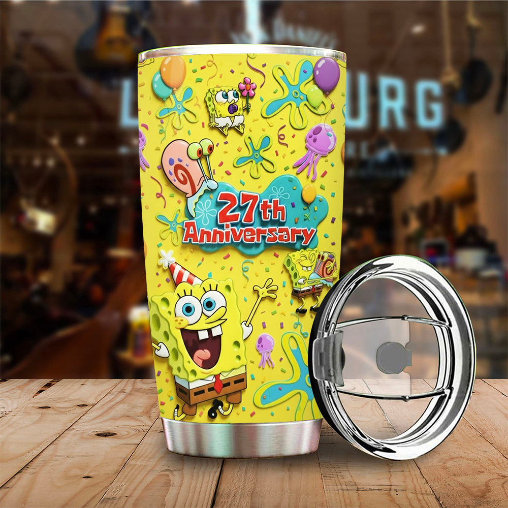SpongeBob SquarePants 27th Anniversary Tumbler Cup – TMTHU3665