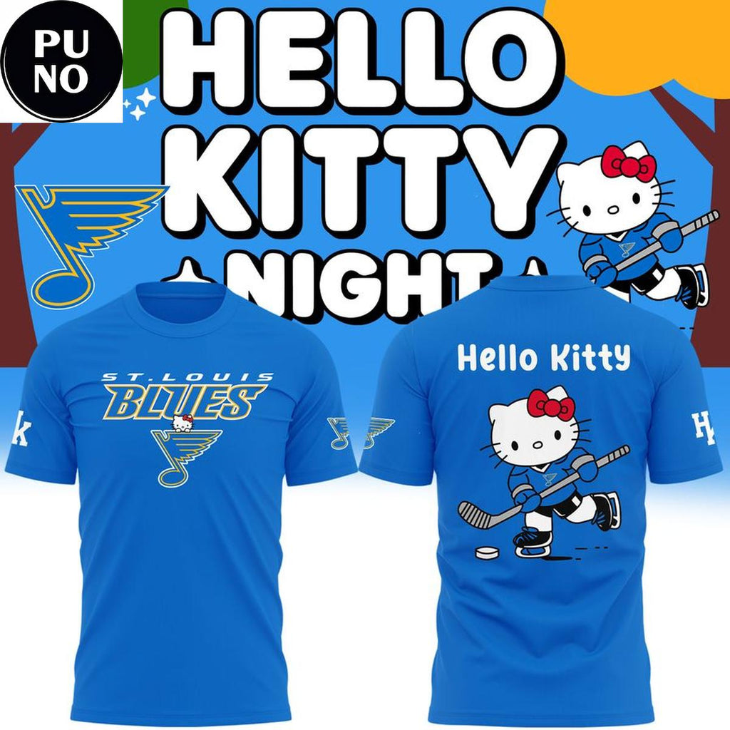 St. Louis Blues x Hello Kitty Night 2026 Hoodie T-Shirt