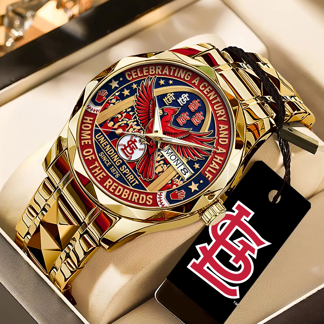 St. Louis Cardinals 150th Anniversary Alloy Luxury Quartz Watch – TANTN21615