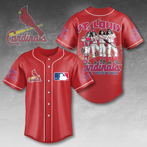 St. Louis Cardinals x KISS Baseball Jersey – HOATT13424