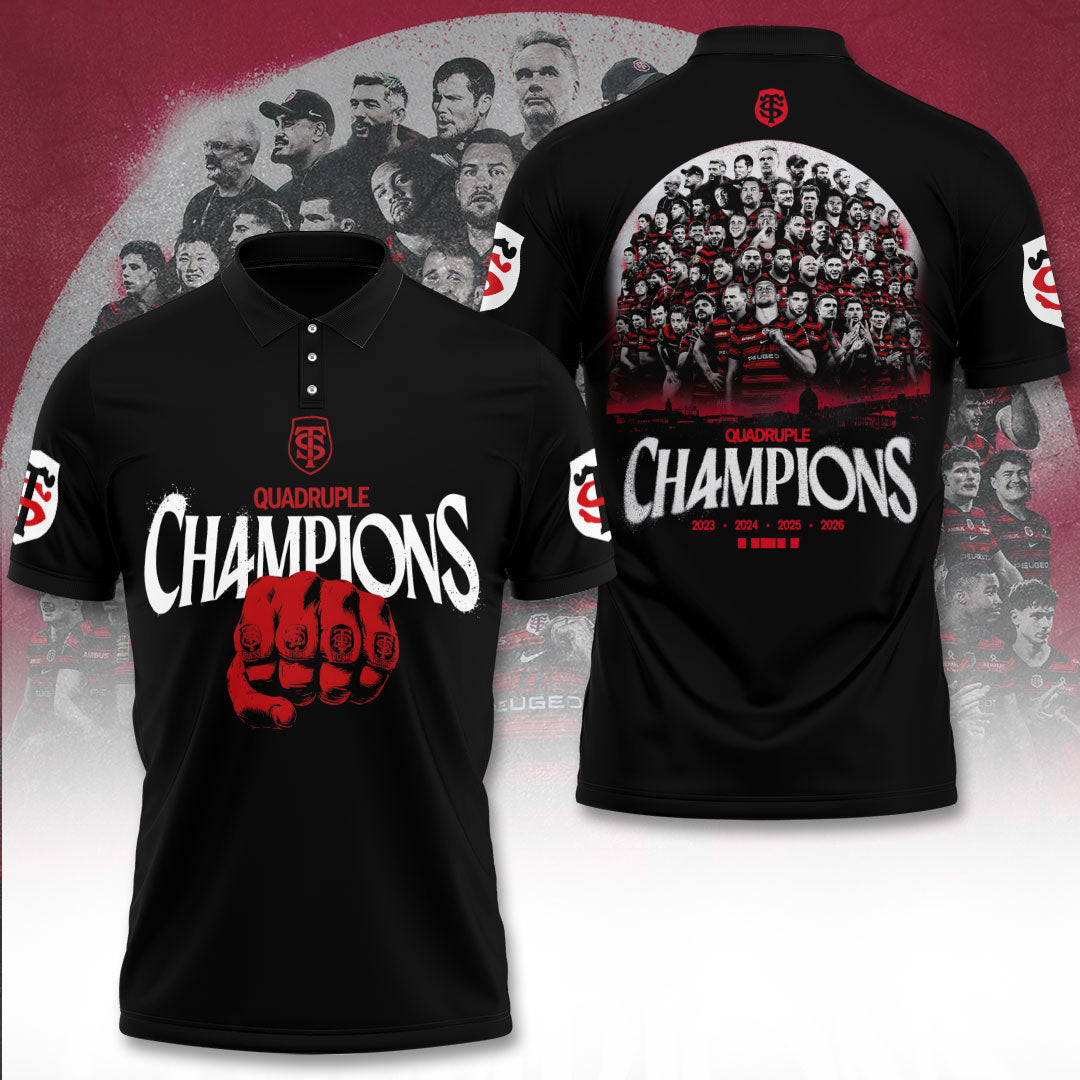 Stade Toulousain 4 Time French Champions 2026 3D Apparel – TANTN24016