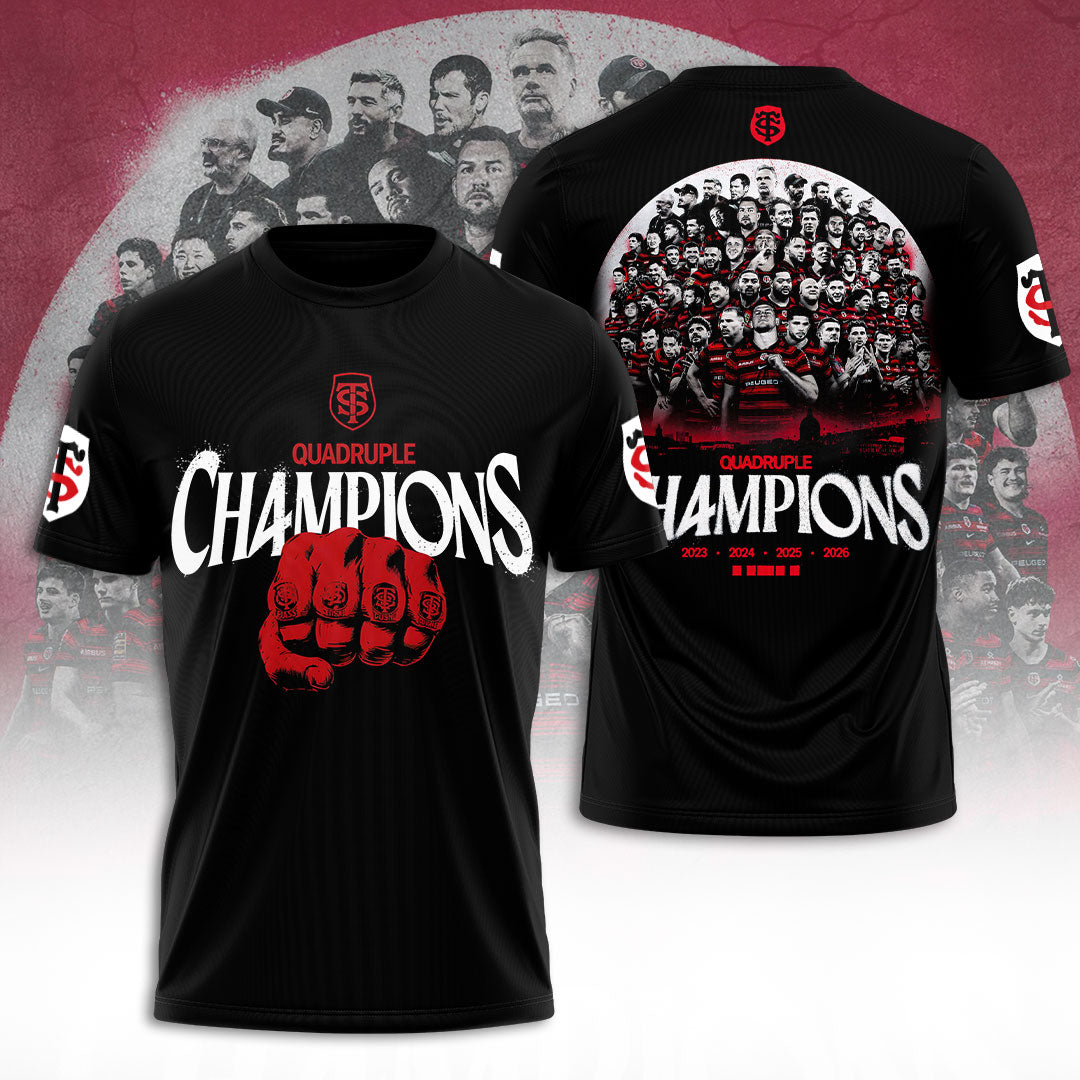Stade Toulousain 4 Time French Champions 2026 3D Apparel – TANTN24016