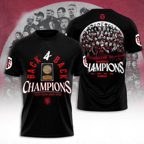 Stade Toulousain 4 Time French Champions 2026 3D Apparel – TANTN24080