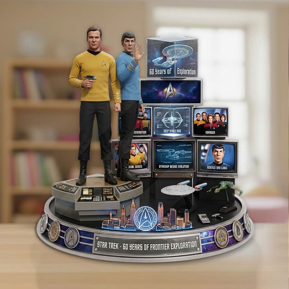Star Trek 60th Anniversary 2026 Custom Shape Acrylic Plaque – TMTHU6685