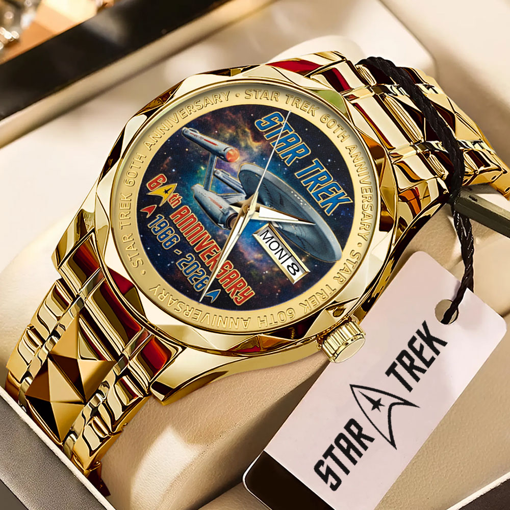 Star Trek 60th Anniversary 2026 Alloy Luxury Quartz Watch – TMTHU5016
