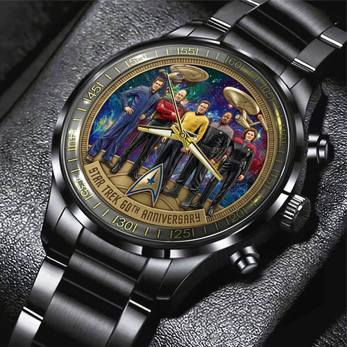 Star Trek 60th Anniversary 2026 Black Stainless Steel Watch – TMTHU5017