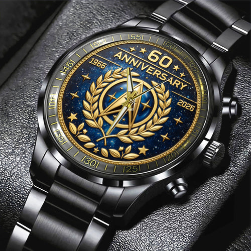 Star Trek 60th Anniversary 2026 Black Stainless Steel Watch – TMTHU4866