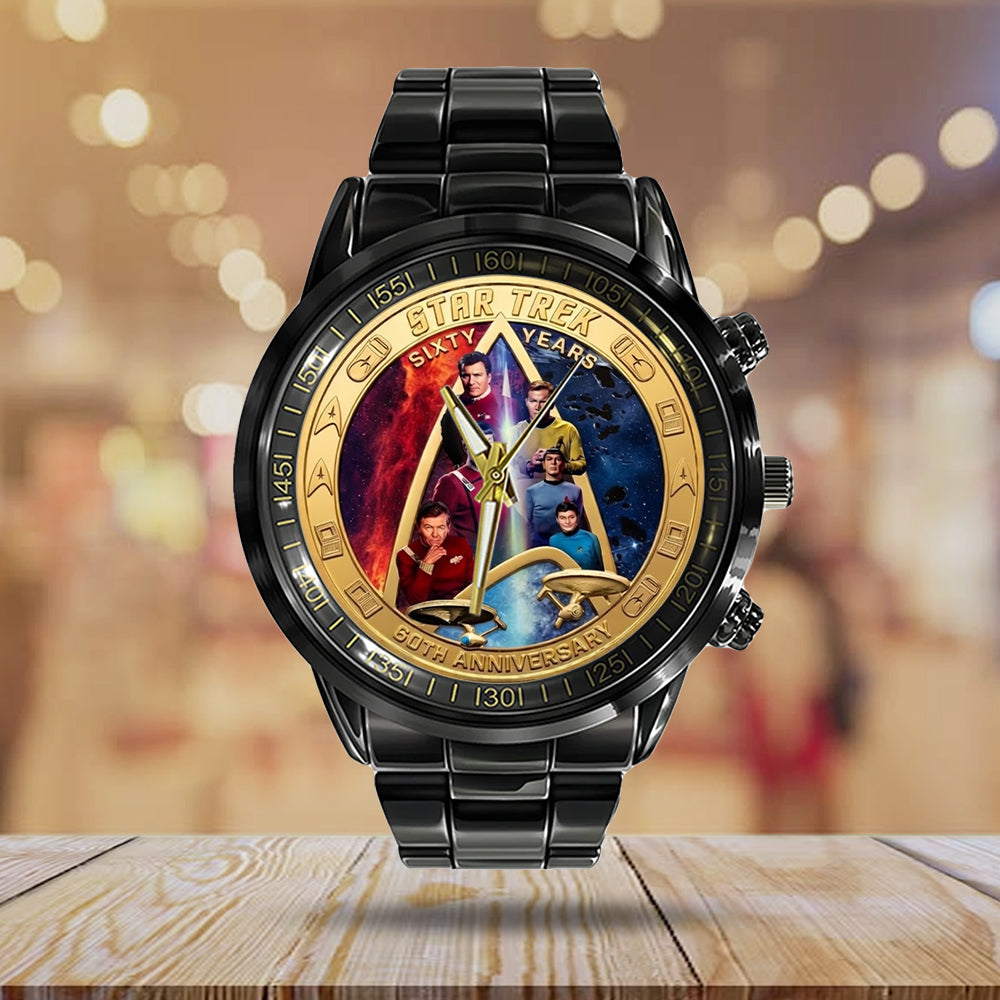 Star Trek 60th Anniversary 2026 Black Stainless Steel Watch – TMTHU5341