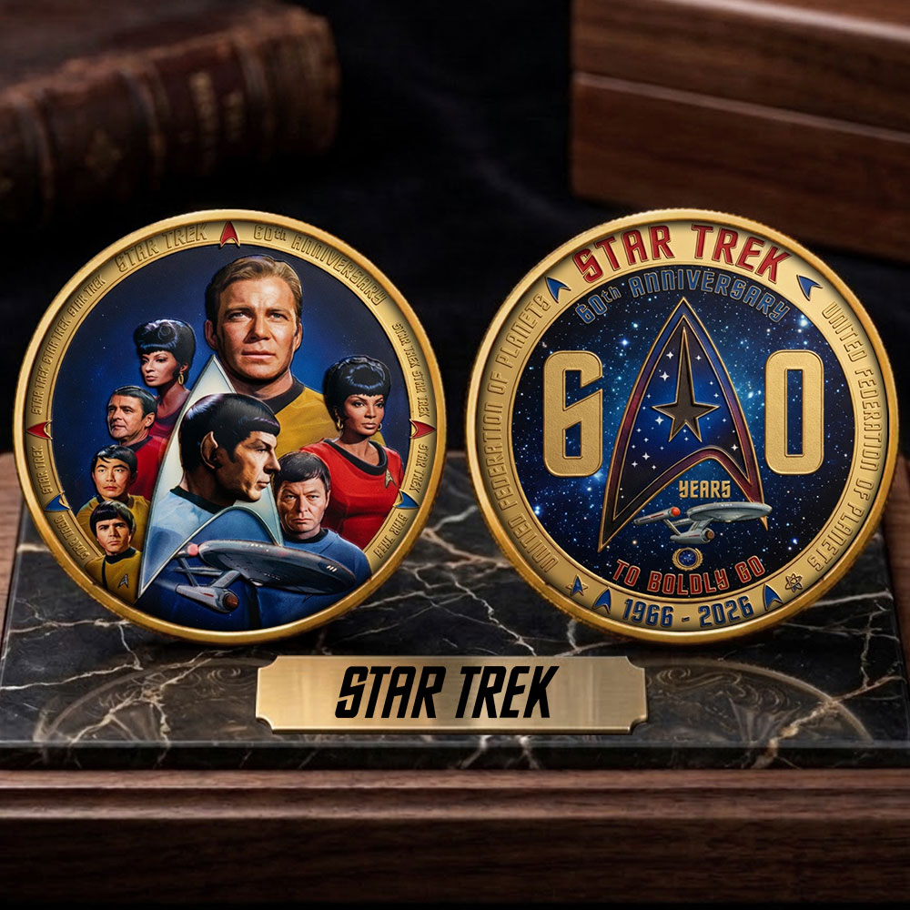 Star Trek 60th Anniversary 2026 Commemorative Coin – TMTHU5523