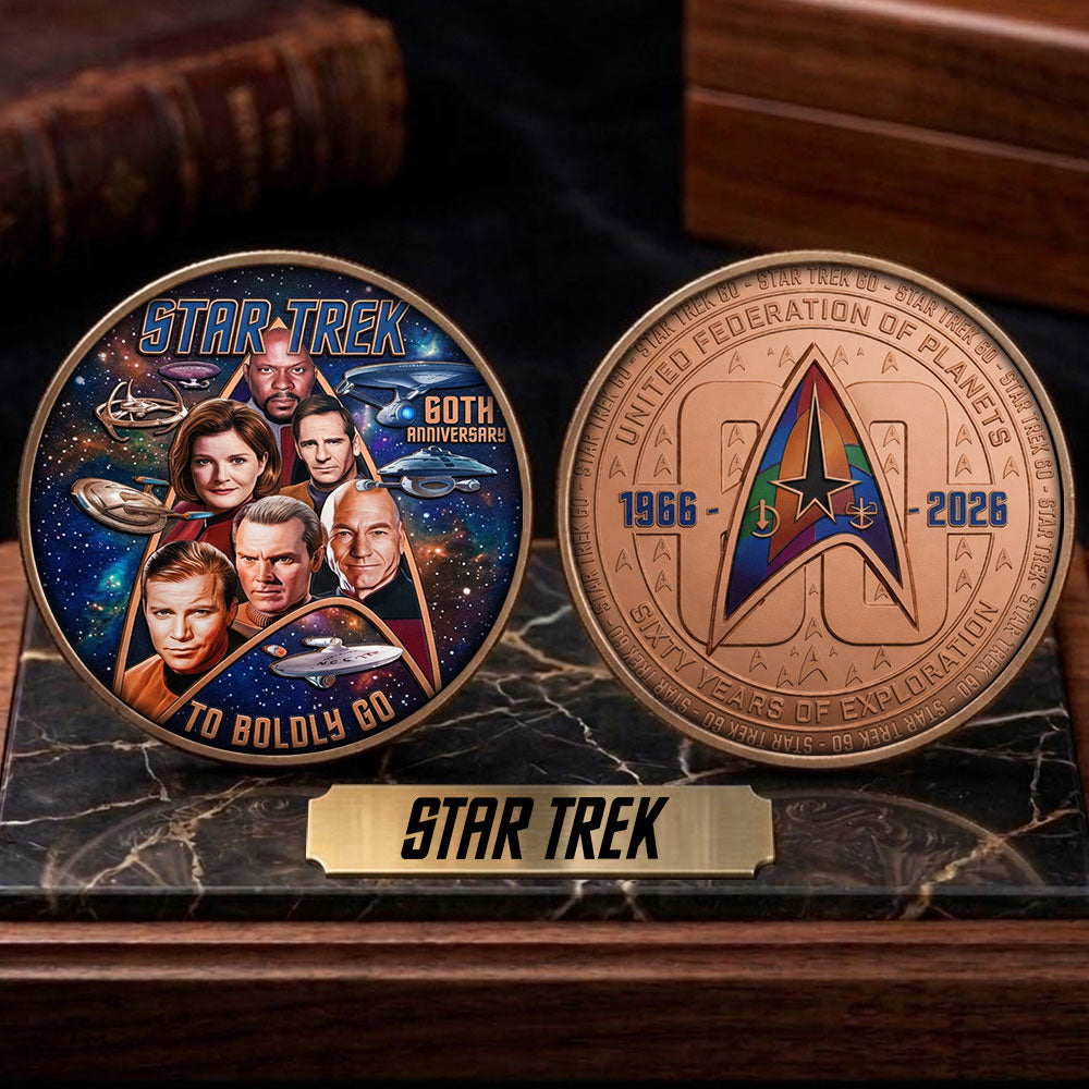 Star Trek 60th Anniversary 2026 Commemorative Coin – TMTHU6044