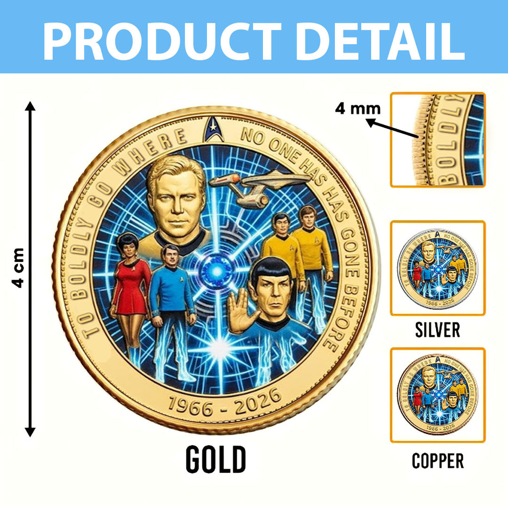 Star Trek 60th Anniversary 2026 Commemorative Coin – TMTHU5481