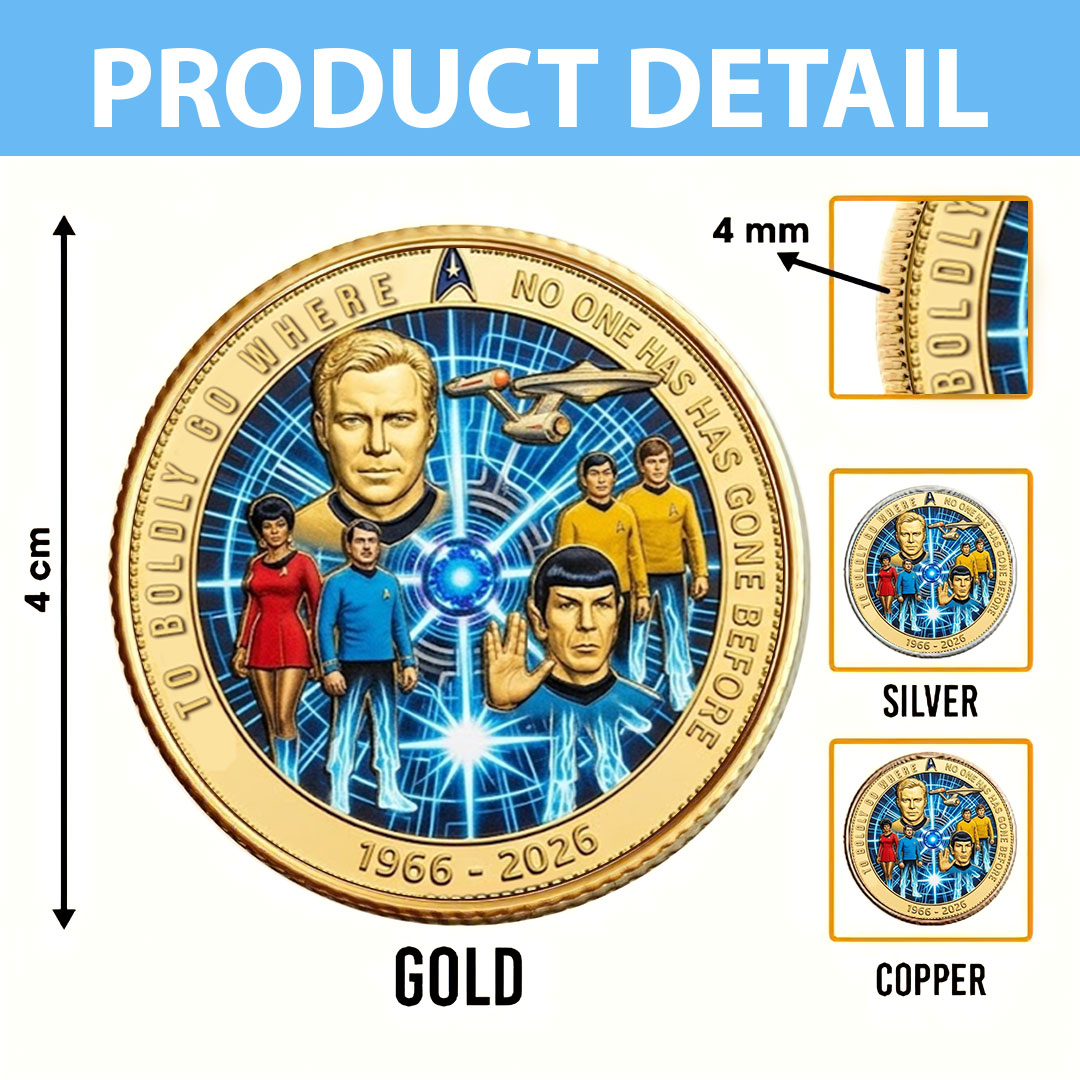 Star Trek 60th Anniversary 2026 Commemorative Coin – TMTHU5481