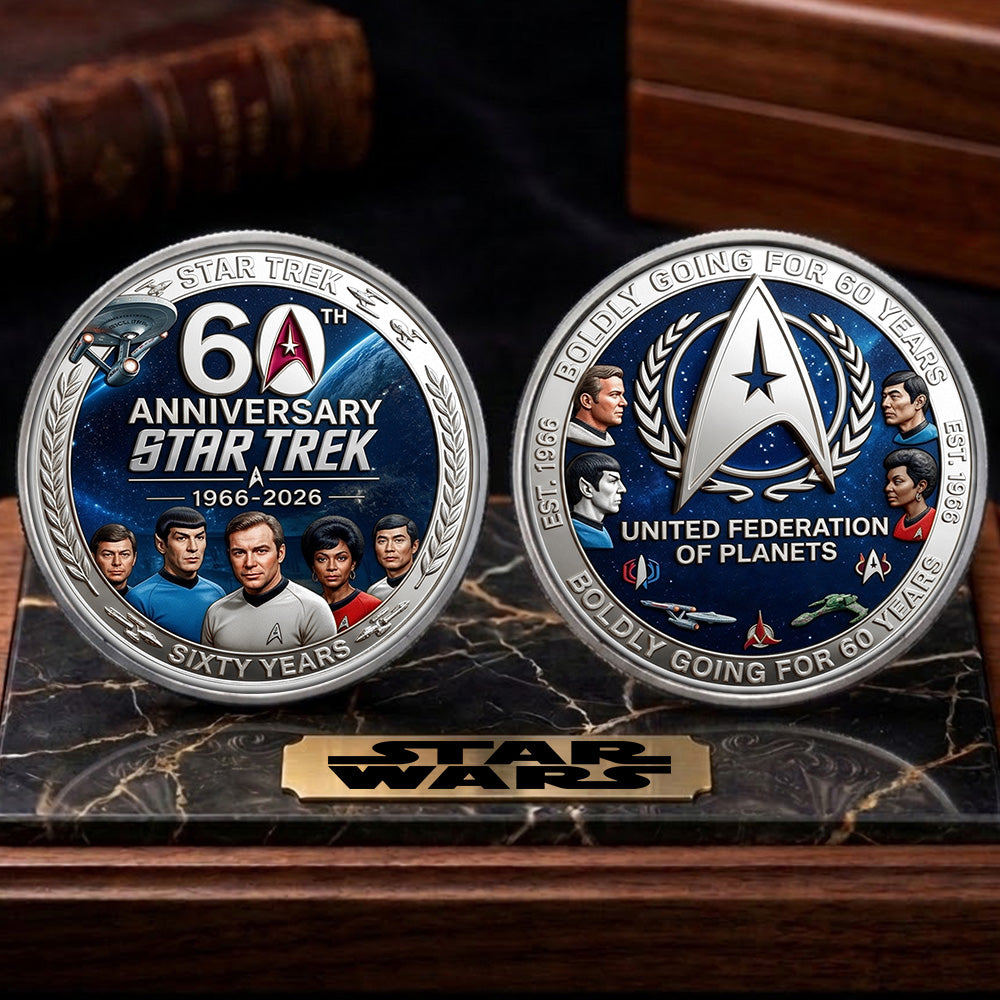 Star Trek 60th Anniversary 2026 Commemorative Coin – TMTHU6324