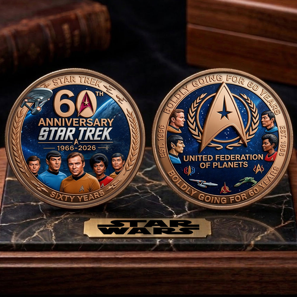 Star Trek 60th Anniversary 2026 Commemorative Coin – TMTHU6324