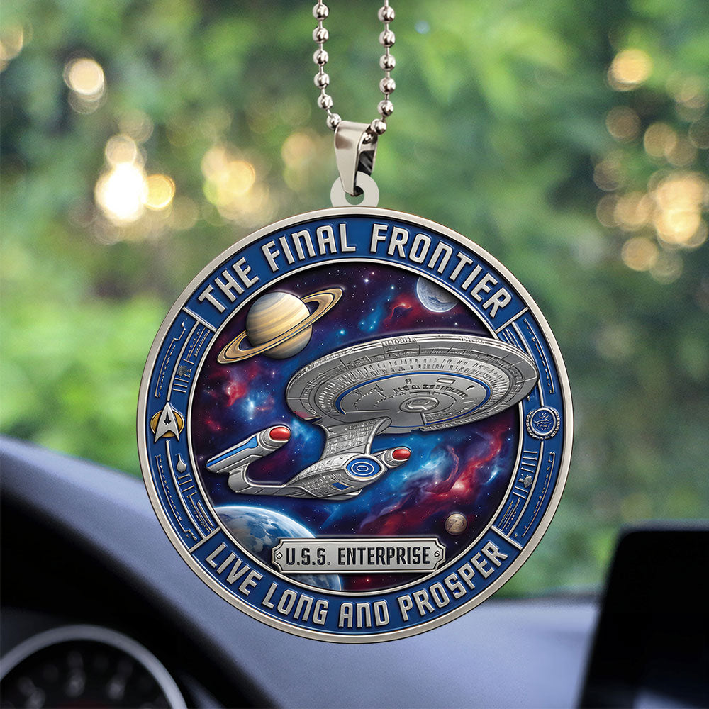 Star Trek 60th Anniversary 2026 Custom shape 2-sided Acrylic Car Ornament – TANTN21389