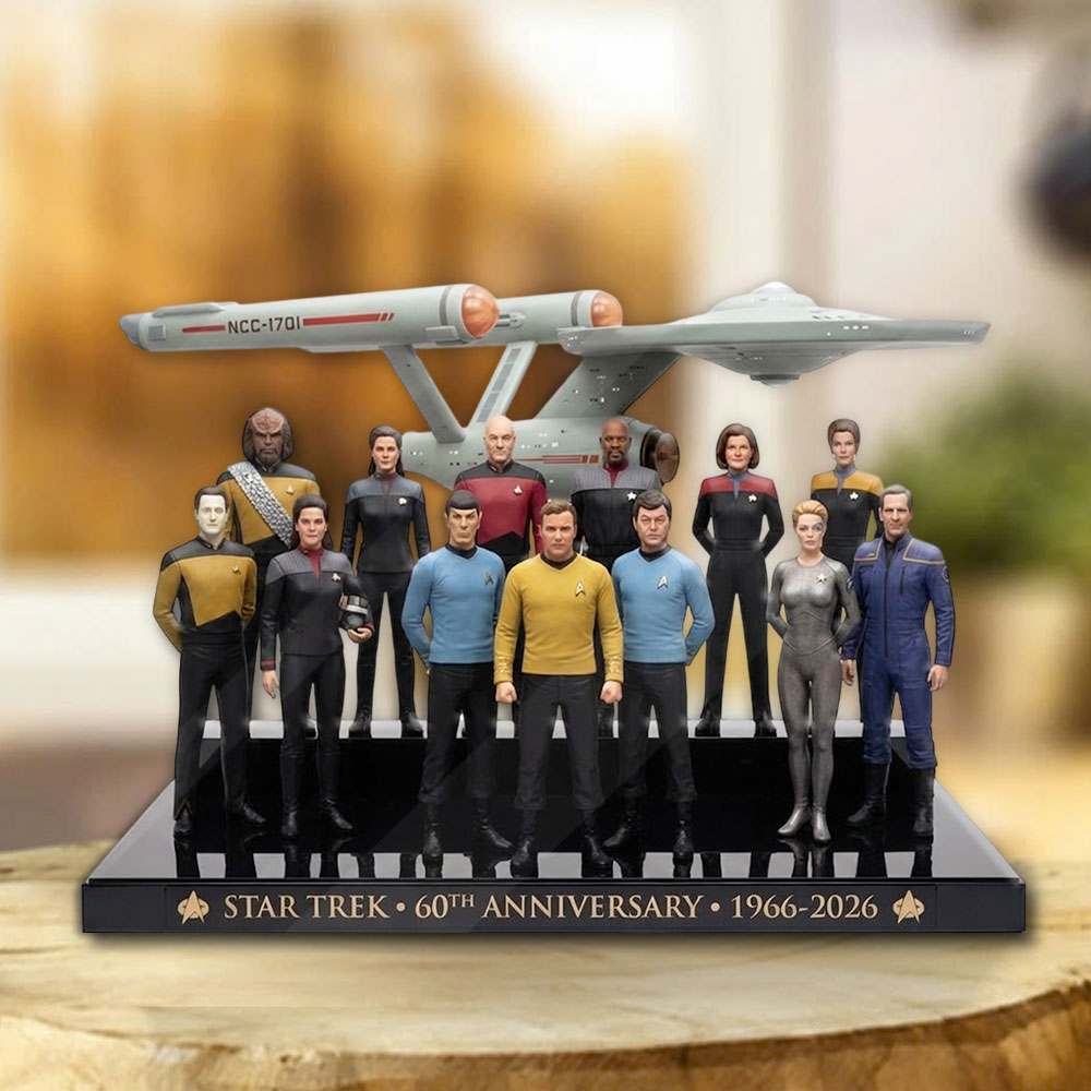 Star Trek 60th Anniversary 2026 Custom Shape Acrylic Plaque – TMTHU4588