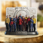 Star Trek 60th Anniversary 2026 Custom Shape Acrylic Plaque – TMTHU4743