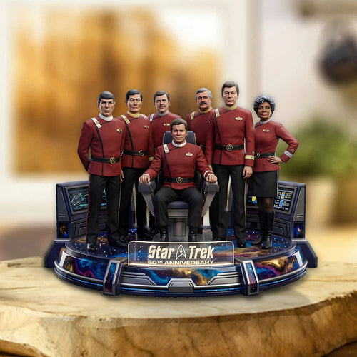 Star Trek 60th Anniversary 2026 Custom Shape Acrylic Plaque – TMTHU4756