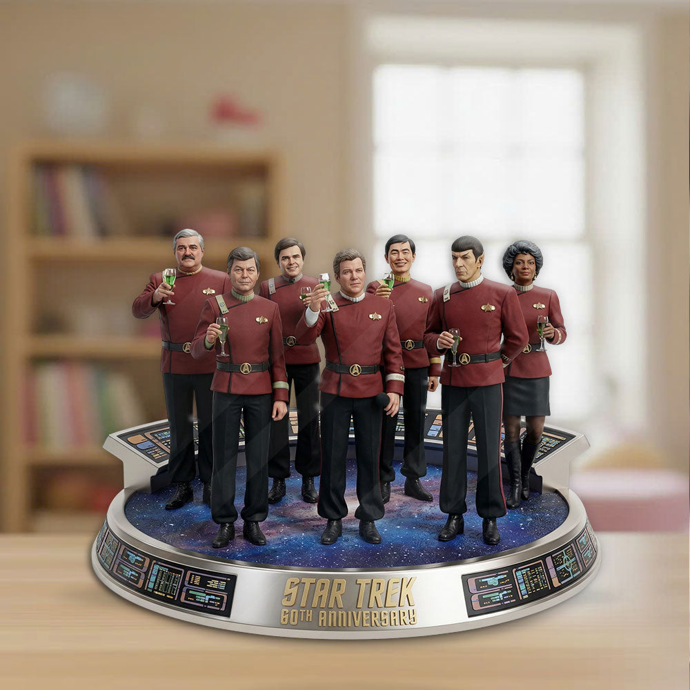Star Trek 60th Anniversary 2026 Custom Shape Acrylic Plaque – TMTHU4992