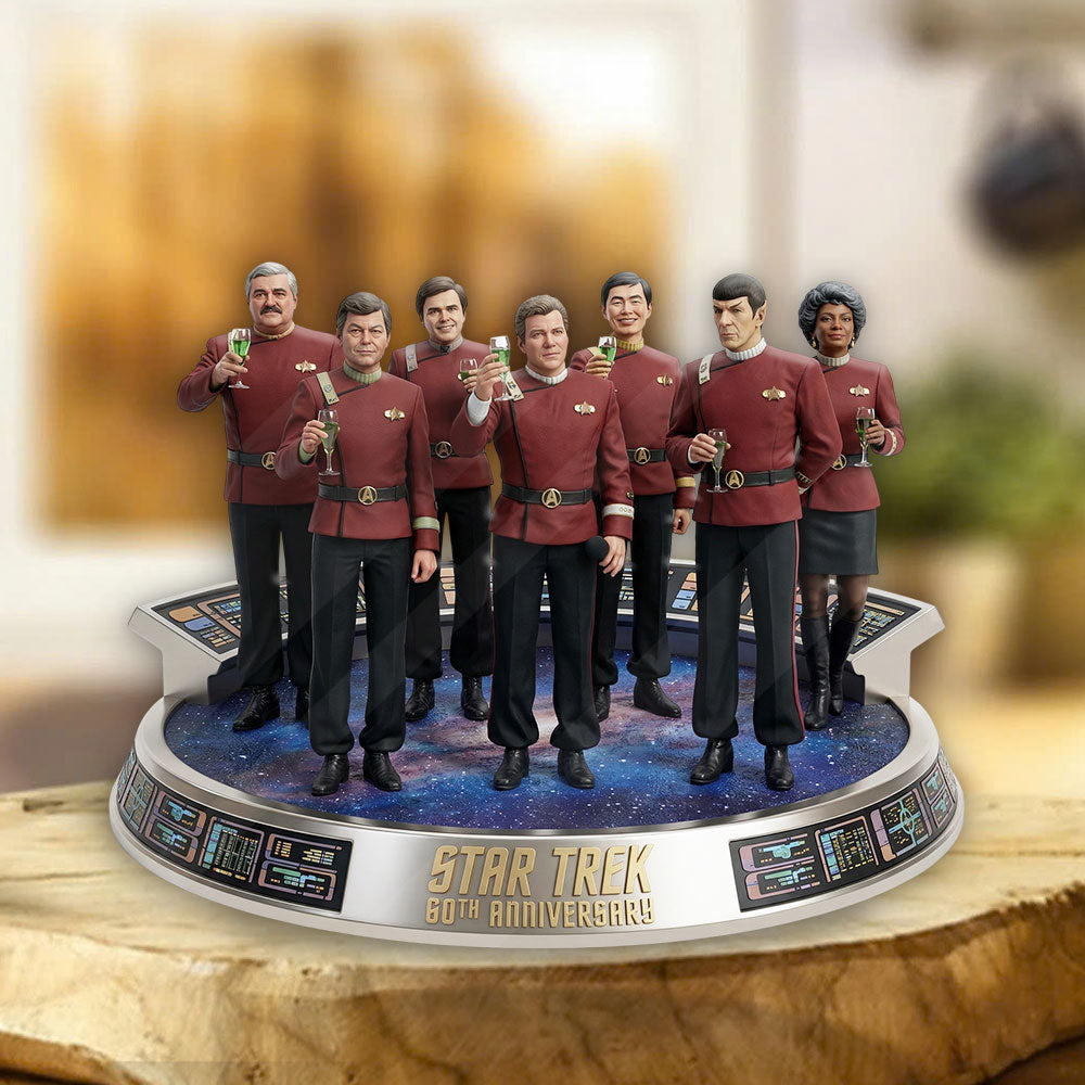 Star Trek 60th Anniversary 2026 Custom Shape Acrylic Plaque – TMTHU4992
