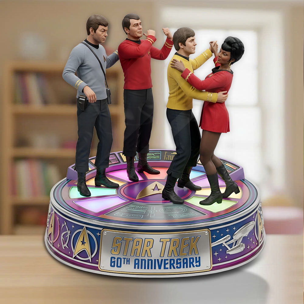 Star Trek 60th Anniversary 2026 Custom Shape Acrylic Plaque – TMTHU5518