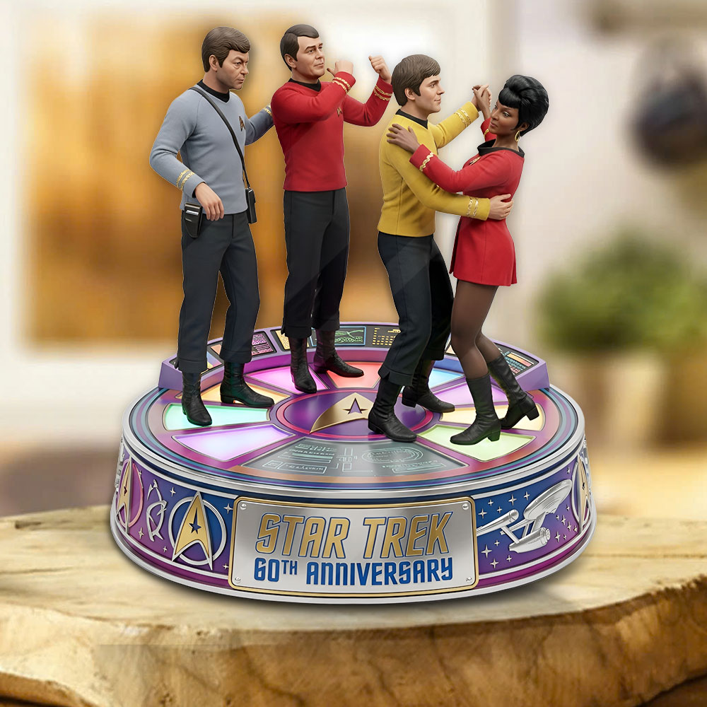 Star Trek 60th Anniversary 2026 Custom Shape Acrylic Plaque – TMTHU5518