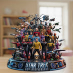 Star Trek 60th Anniversary 2026 Custom Shape Acrylic Plaque – TMTHU6009