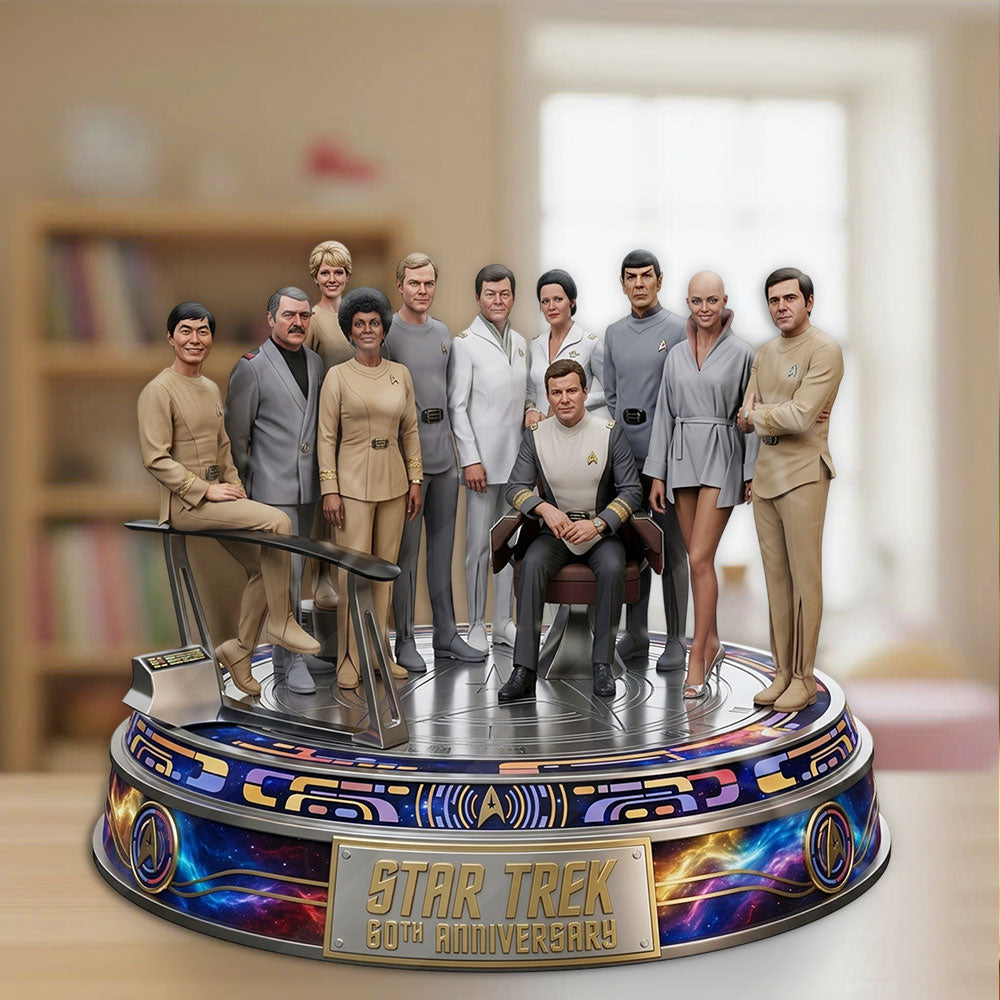Star Trek 60th Anniversary 2026 Custom Shape Acrylic Plaque – TMTHU6031