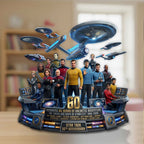 Star Trek 60th Anniversary 2026 Custom Shape Acrylic Plaque – TMTHU6282