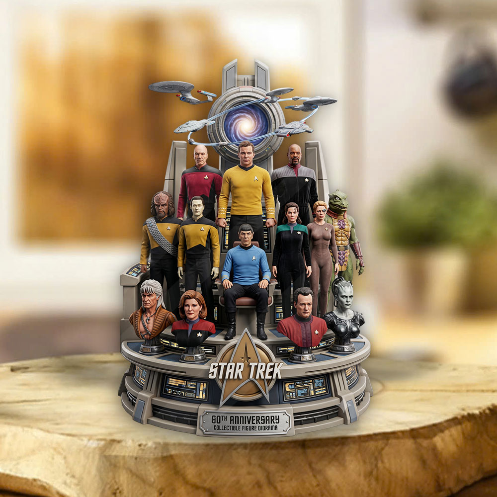 Star Trek 60th Anniversary 2026 Custom Shape Acrylic Plaque – TMTHU6327