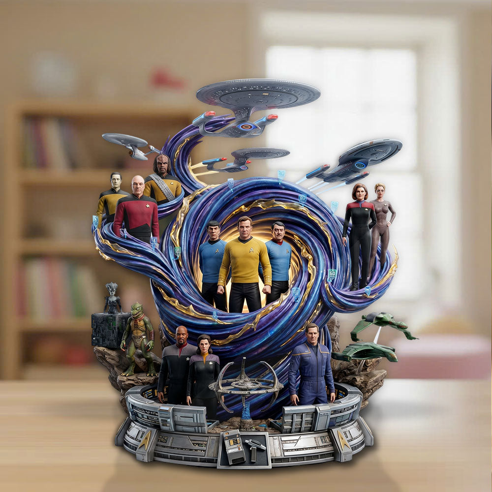 Star Trek 60th Anniversary 2026 Custom Shape Acrylic Plaque – TMTHU6328