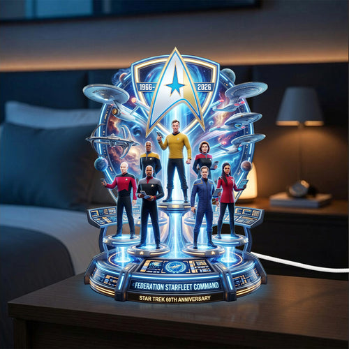 Star Trek 60th Anniversary 2026 Custom Shape Acrylic Light Box – TMTHU6736
