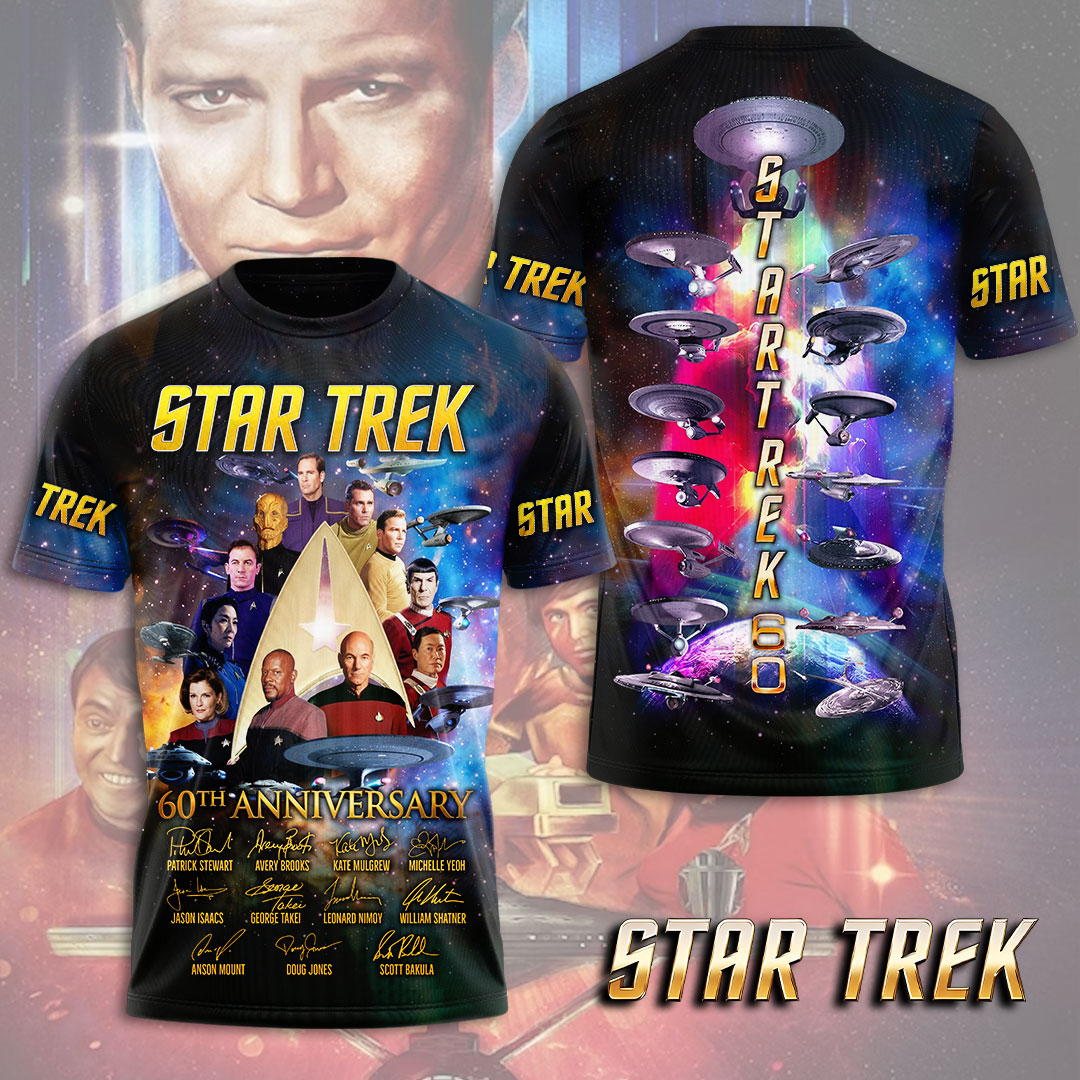 Star Trek 60th Anniversary 3D Apparel – TMTHU7442