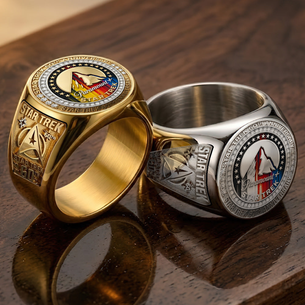 Star Trek 60th Anniversary 3D Engraved Ring – TMTHU6839