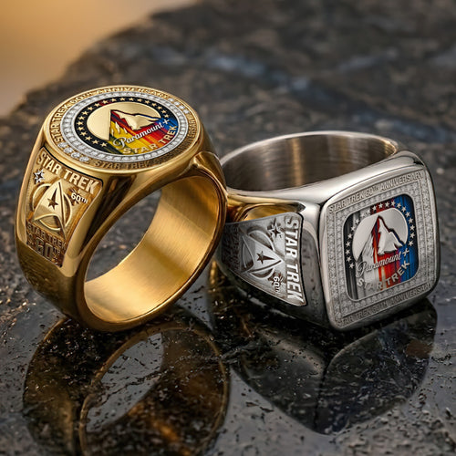 Star Trek 60th Anniversary 3D Engraved Ring – TMTHU6839