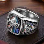 Star Trek 60th Anniversary 3D Engraved Ring – TMTHU7039