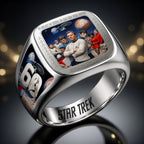 Star Trek 60th Anniversary 3D Engraved Ring – HOATT19445