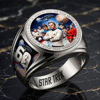 Star Trek 60th Anniversary 3D Engraved Ring – HOATT19445