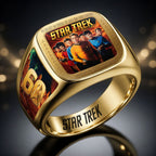 Star Trek 60th Anniversary 3D Engraved Ring – HOATT19486