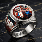 Star Trek 60th Anniversary 3D Engraved Ring – HOATT19486
