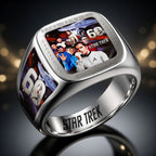 Star Trek 60th Anniversary 3D Engraved Ring – HOATT19780